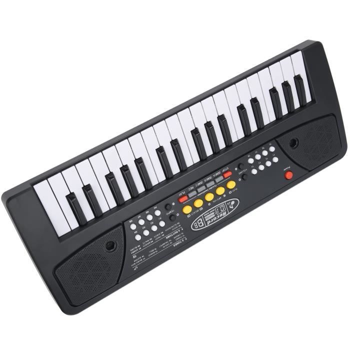 clavier électronique de musique Fournitures d'instruments de musique de clavier multifonction à 37 touches de piano électronique