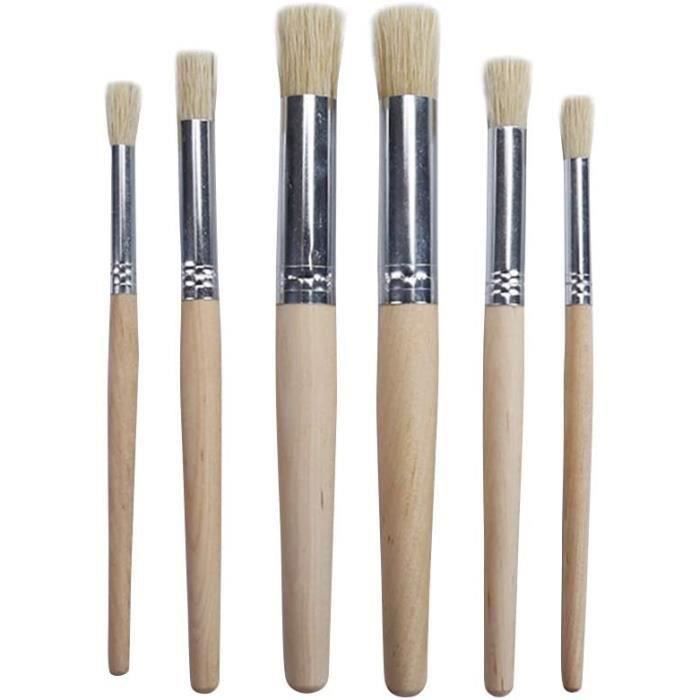Set de 120 Pieces pour peinture acrylique, petits pinceaux ronds pour débutants Set de 120 Pieces pour peinture acrylique, petits pinceaux ronds pour débutants