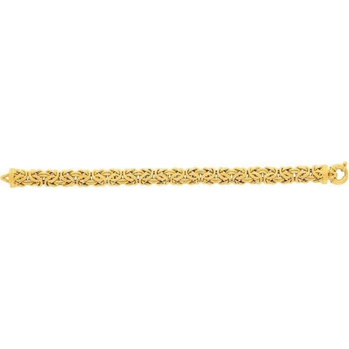 Bracelet Or 18 Carats 750/00 Maille Palmier Jaune - Femme - 689,99 €