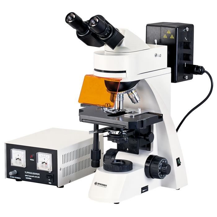 Bresser microscope monoculaire à lumière transmi…