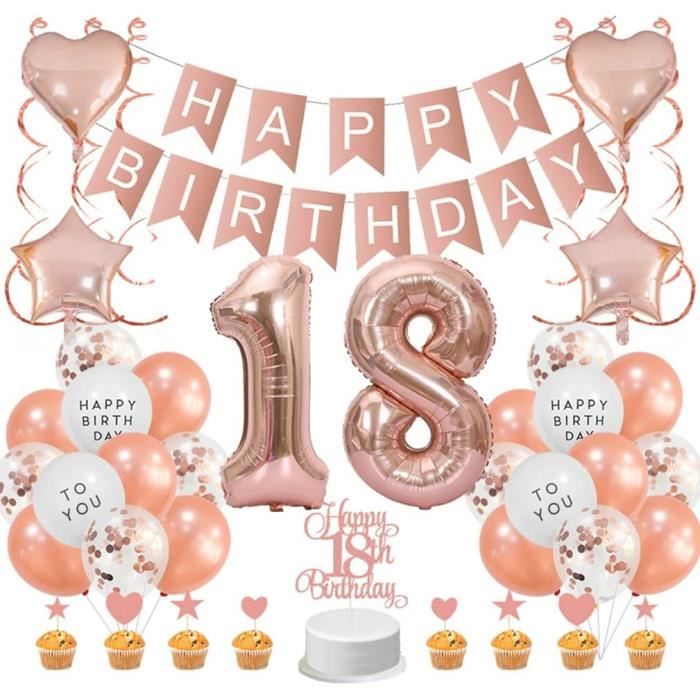 Kit Arche Ballon Papillon Rose Or, 101Pcs Décoration Anniversaire Papillon Fille Avec Guirlande