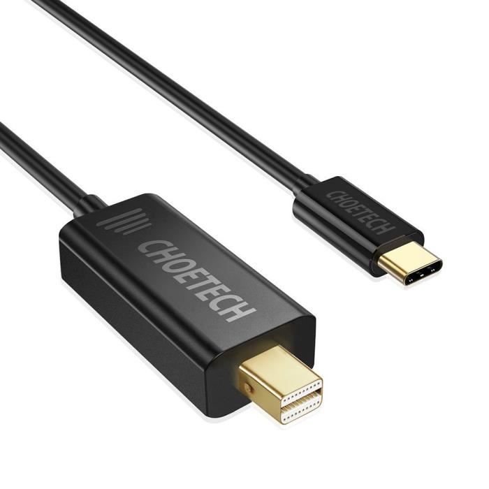 1.5m Câble USB C vers Mini Displayport 4K60HZ pour 2017/2016 MacBook