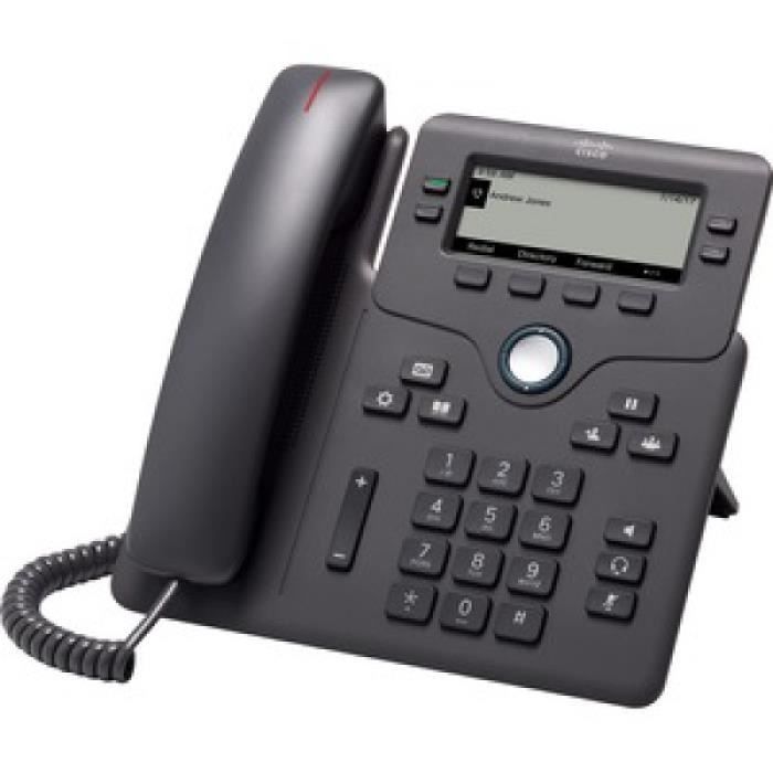 CISCO 6841 PHONE FOR MPP SYSTEMS WITH CE POWER 0,000000 Noir