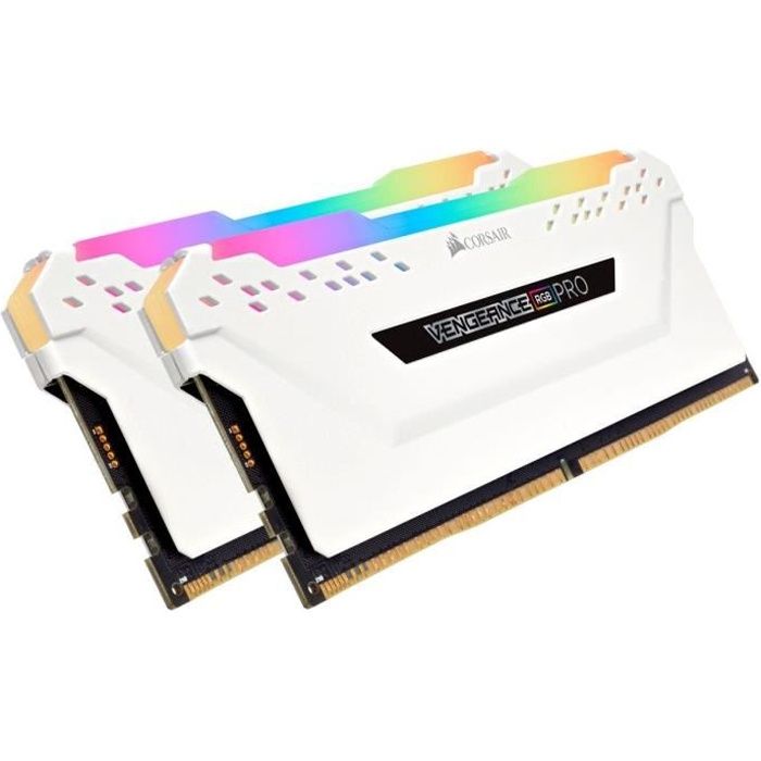CORSAIR - Kit déclairage VENGEANCE RGB PRO – Blanc (CMWLEKIT2W)