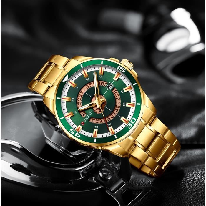 Luxe Montre Militaire Homme Pleine Acier Montres Bracelet Mode éTanche  Relogio Masculin - Cdiscount Bijouterie