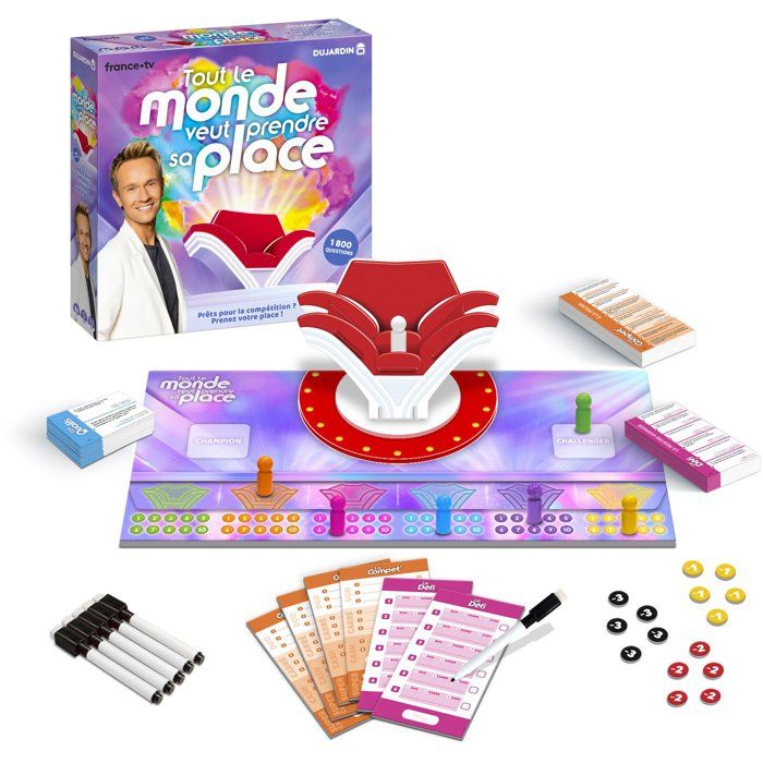 Jeu de culture générale Dujardin Tout le monde veut prendre sa place