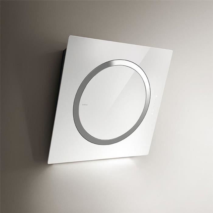 Hotte Cuisine Elica Murale Verre Blanc Om Air 75 Cm Cuisissimo Achat Vente Hotte Cdiscount