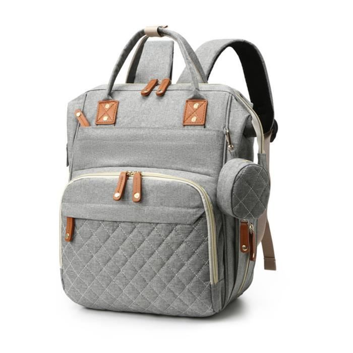 Mini Sac à Dos Idaho Jones Claremont, Noir, Taille Petit, Pour Couches Ou Sorties