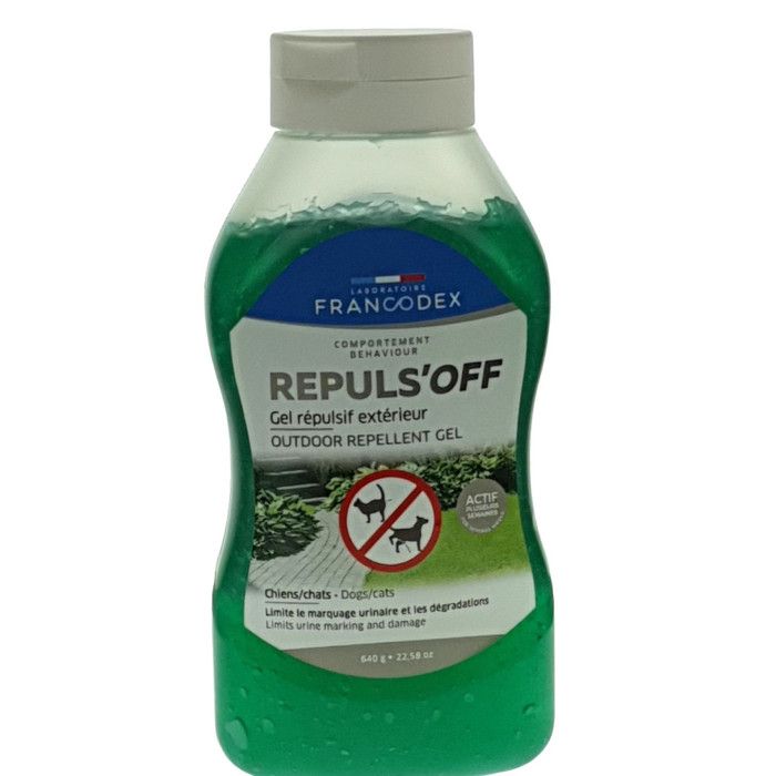 Meilleurs prix pour Gel répulsif extérieur RÉPULS'OFF 640 g chat et chien - Francodex