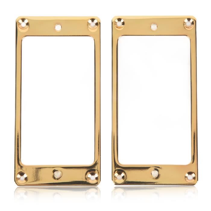 2 Bagues De Montage Rouges Pour Micro Humbucker Guitare électrique/basse - 90x45 Mm, Remplacement - 10