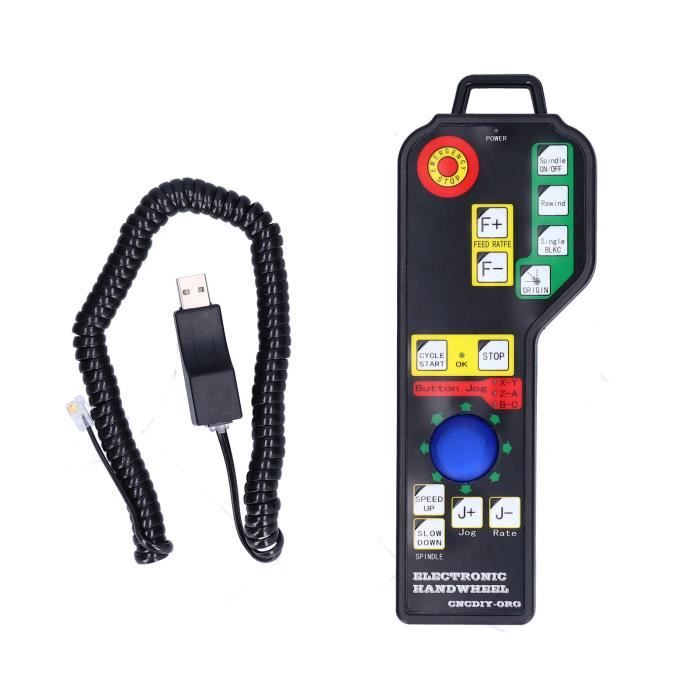 Déclencheur Volant RC Alliage Aluminium - Compatible TQI, TRX4, TRX6 - Contrôleur Une Main Voiture 1/10 - 5