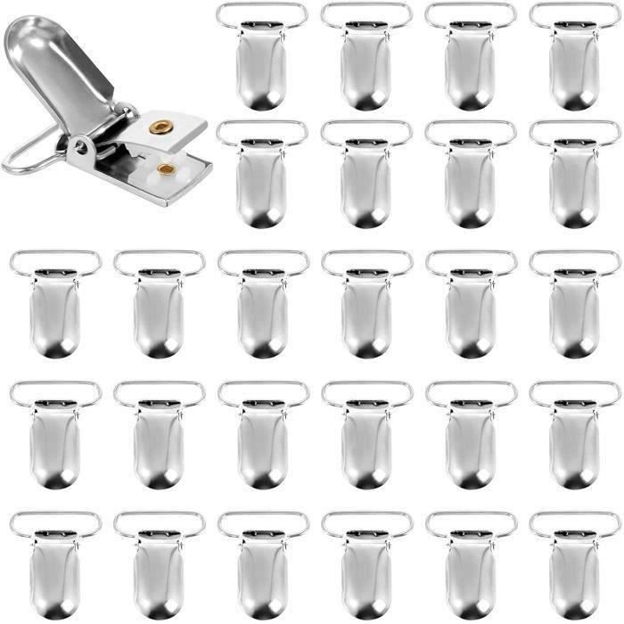 Lot De 100 Boucles Métal Galvanisées – Tailles 13, 16, 19, 25 Mm – Pour Amarrage, Fixation