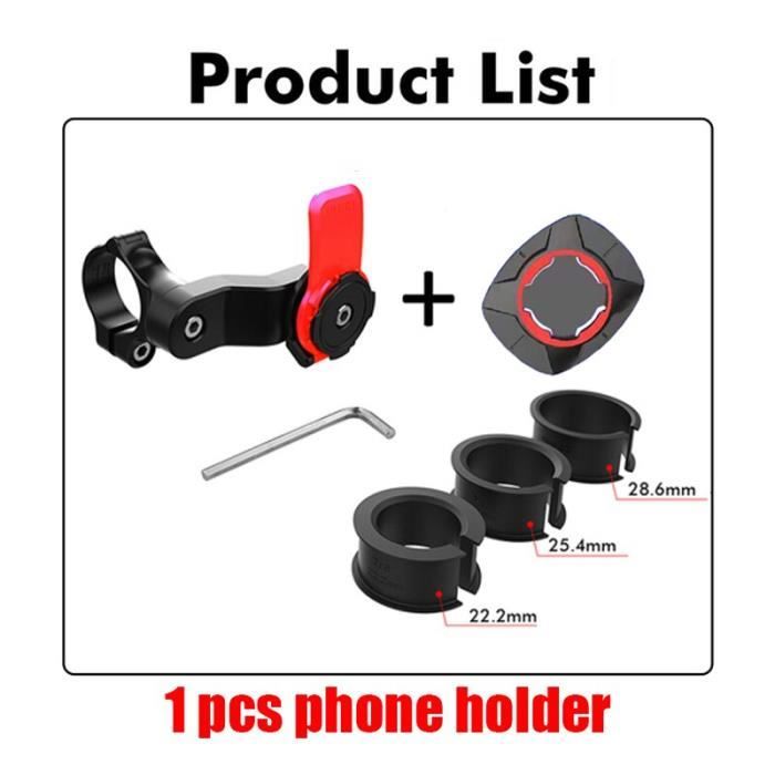 Trigo Support Téléphone Vélo Pliable Brompton - Universel Smartphone L Noir, Fixation Guidon