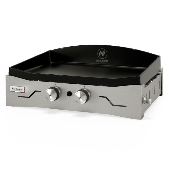 Plancha Fonte Emaillée Ou Acier Laminé Le Marquier Plancha Au Gaz Original Adela 260 V2 Inox 2