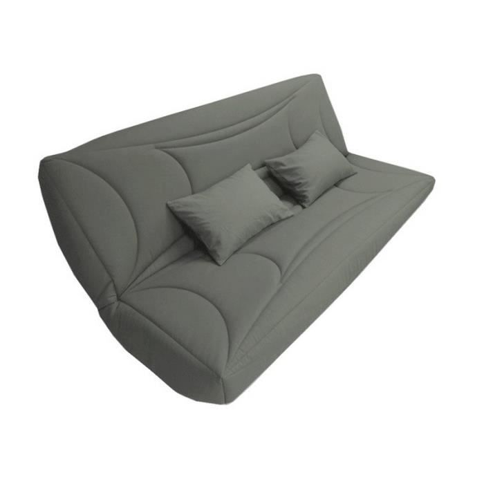 Housse Matelassee Pour Banquette Clic Clac 140 X 190 Tissu Borneo Grison Achat Vente Housse De Canape Cdiscount