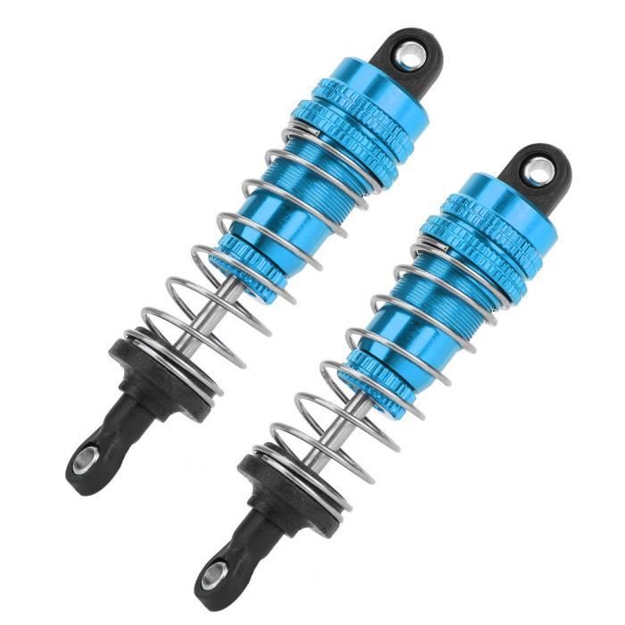 Amortiguadores De Metal Para WLtoys 144001 – Piezas RC Resistentes Y Fáciles De Montar (Rojo)