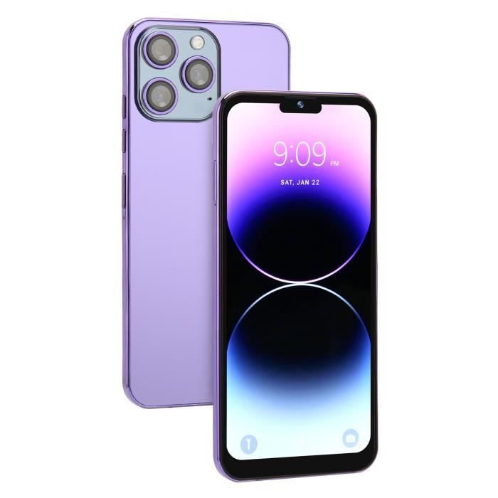 ROM Téléphone Mobile Téléphone Portable 6,6 Pouces 4 Go 64 Go Quad Core ...