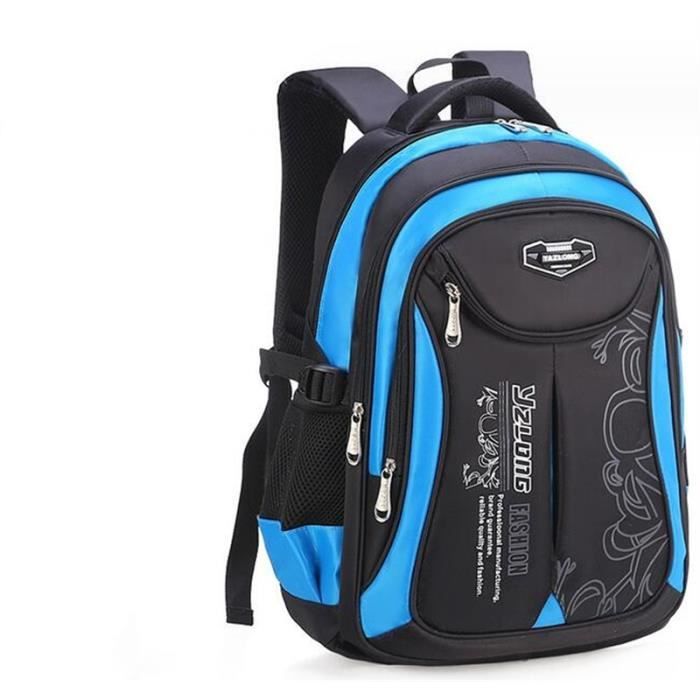 Sac a Dos Scolaire Cartable Sacs ecole Sac Dos Cartable Pour Garcons Filles Grand 45 30 20 Noir