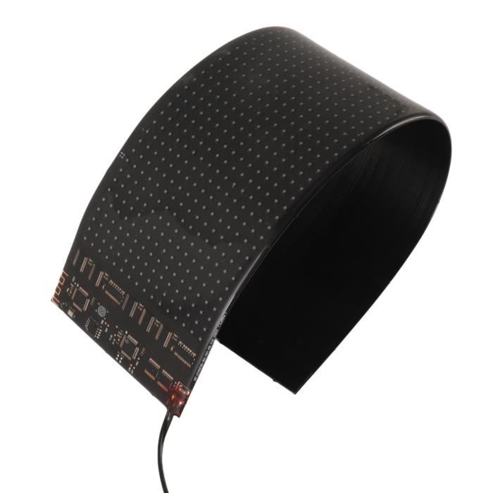 Panneau LED Flexible Programmable USB – Écran Message Défilant App Bluetooth, Texte Mèmes Mauvais Œil Pour Voiture Camion Vitrine Pub Restaurant
