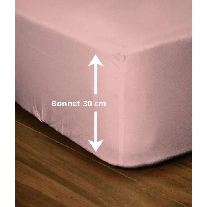 Lovely Home Drap-housse - LH71629 - 90x190+30 cm - vue 1