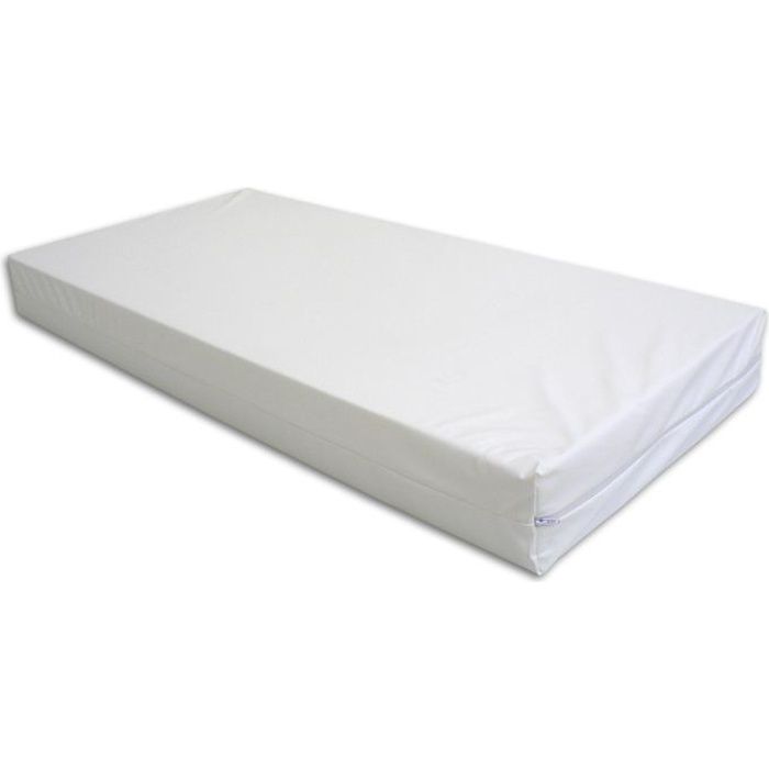 Fabrication Française déhoussable MODULIT Matelas en Tencel pour lit enfant 70x140cm 