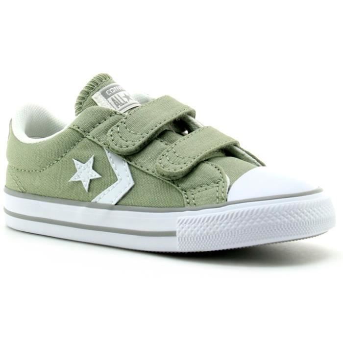 converse basse vert anis