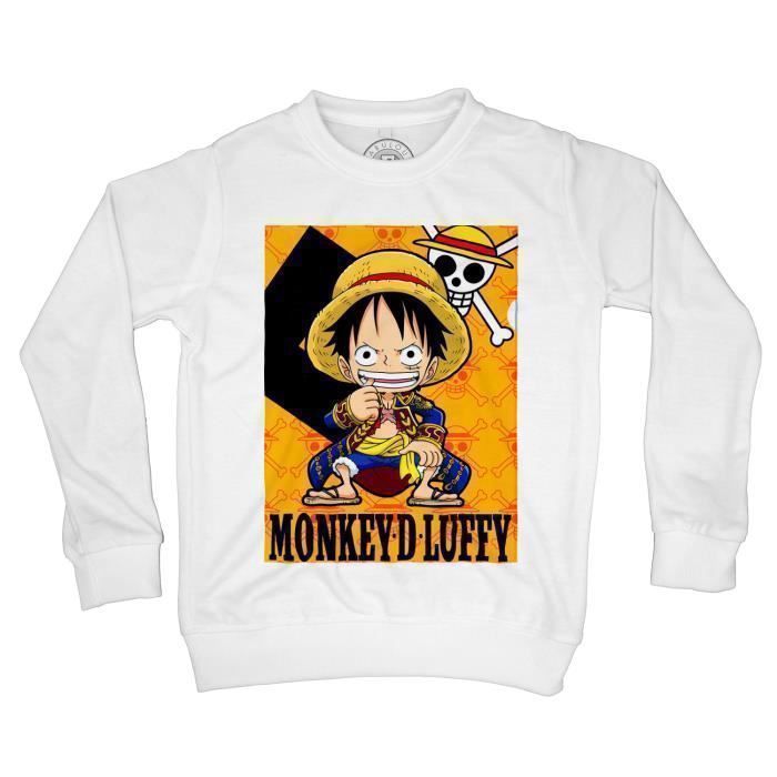 Sweat-Shirt enfant one piece manga luffy mini