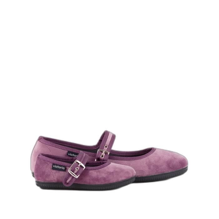 Ballerines fille Victoria Oda Mercedes Terciopelo Malva