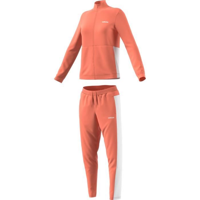 survetement adidas gris et orange femme