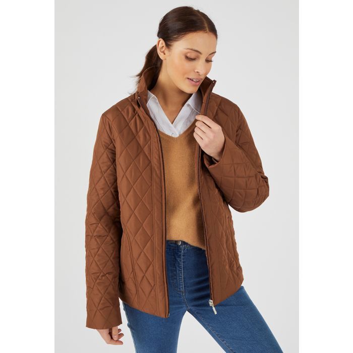 Padded Parka Coat Damart Parka M Sze 14/16 DAMART Beige