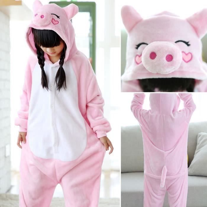 FUNMOON Fille Pyjama Enfant Douce Motif Animal Modele B En Flanelle Reve Rose Bonbon 2 3 Ans Rose bonbon Rose bonbon Cdiscount Pret a Porter