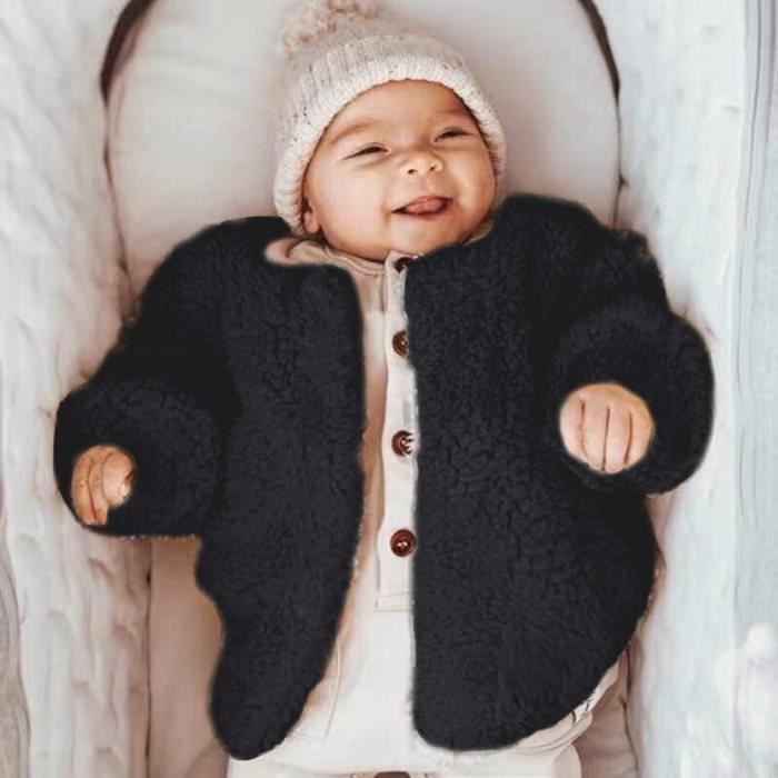 Tout Petit Bebe Enfants Filles Coupe Vent Hiver Manteau Polaire Solide Epaissir Chaud Outwear Noir Cdiscount Pret A Porter Tout Petit Bebe Enfants Filles Coupe Vent Hiver Manteau Polaire Solide Epaissir Chaud Outwear Noir Cdiscount Pret A Porter