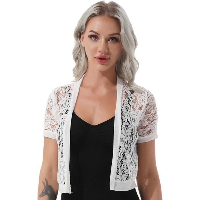 Gilet soiree dentelle store