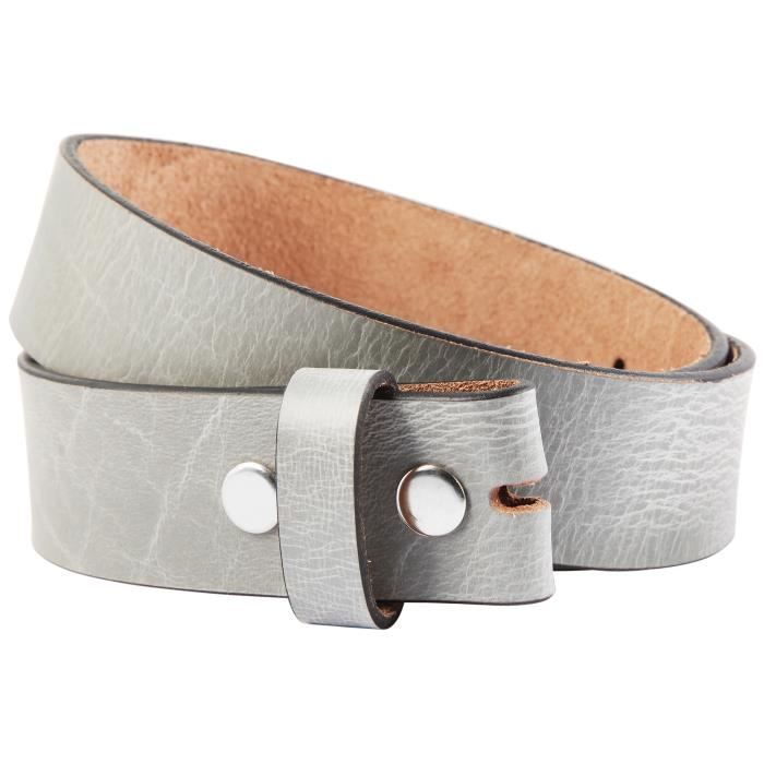 Ceinture femme cuir véritable 85 cm à la mode Largeur cm 85