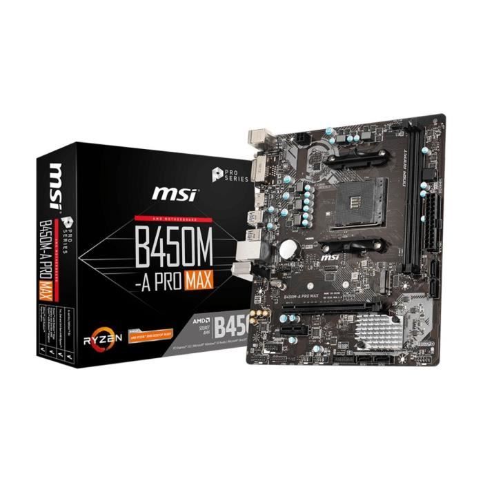 Carte Mère – MSI – B450M-A PRO MAX II (911-7C52-036)