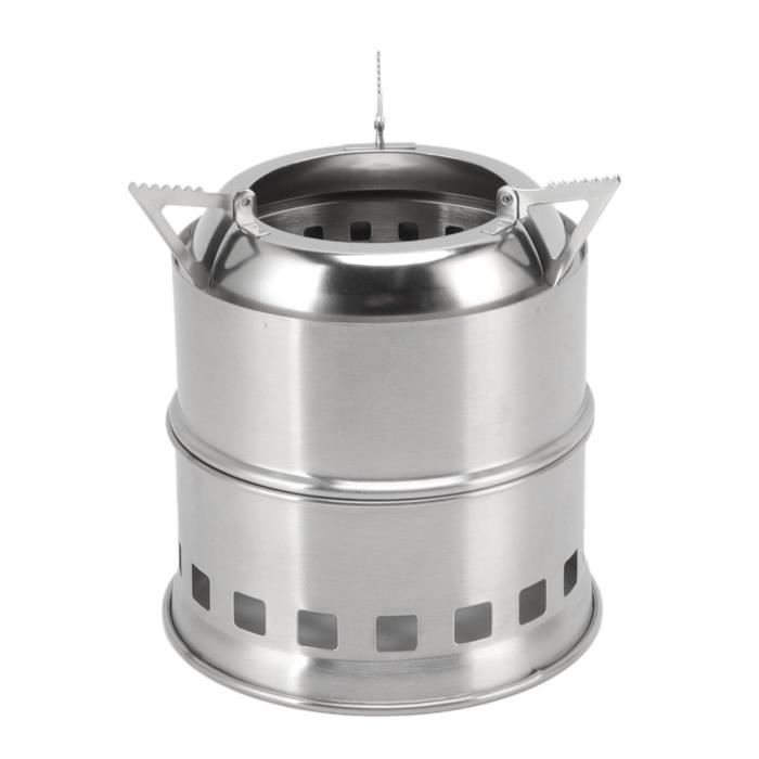 Accessoires Pour Fondue Mini Réchaud à Alcool Portable En Acier Inoxydable Avec Support Pour Le Camping Et La Randonnée Rechaud Alcool