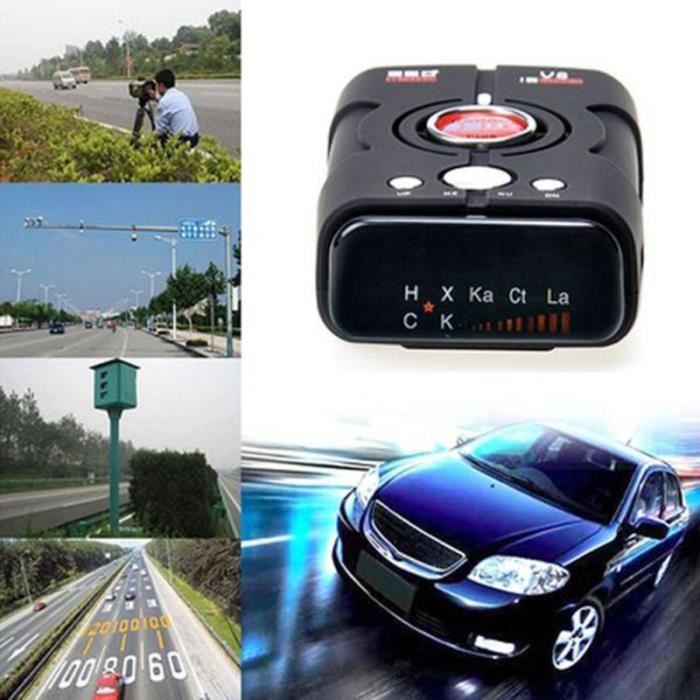 HJJH Voiture Détecteur De Radar, Système D'alerte Vocale, Compteur De