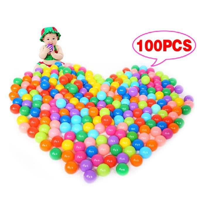 LittleTom 200 Boules color/ées /Ø7cm piscines Enfant m/élange de 5 Couleur