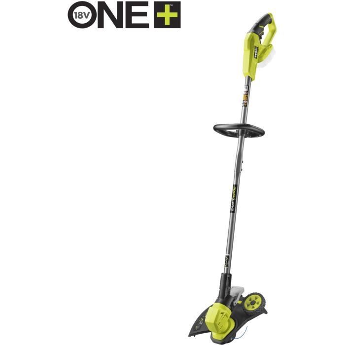 RYOBI Coupe BorduresDresse Bordures 18V Ø Coupe 33 cm Fonction Dresse Bordures avec Commande au Pied Ø Fil 1 x 1 65 mm Vendu sans Batterie ni Chargeur RY18LT33A 0
