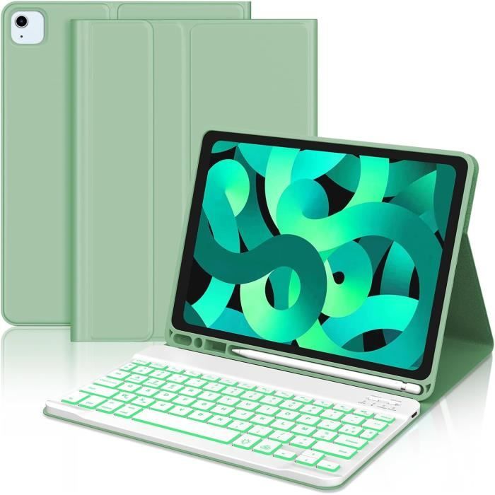 Clavier Bluetooth IPad Air 11 & IPad Pro 11 - AZERTY Français - Étui Magnétique Ultra Fin