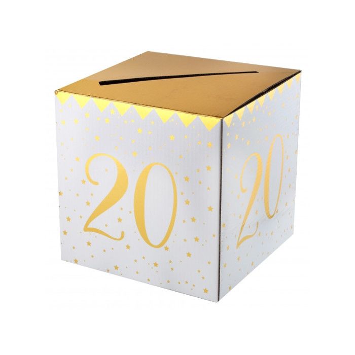 Tirelire Ans Joyeux Anniversaire Blanc Et Or Multicolor Cdiscount Maison