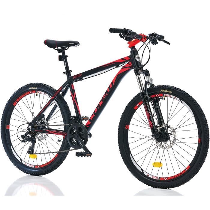 CORELLI Snoop 5.0 VTT 26 Homme noir rouge fluo Cdiscount Sport