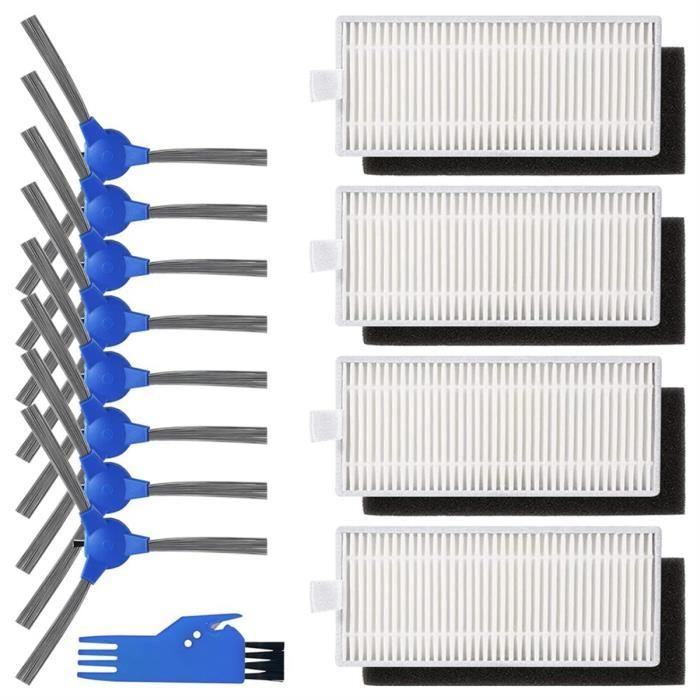 Pour Eufy Robovac Remplacer Kit Rouleau-Brosse Latérale Filtre Robovac 11S Robovac 30 C