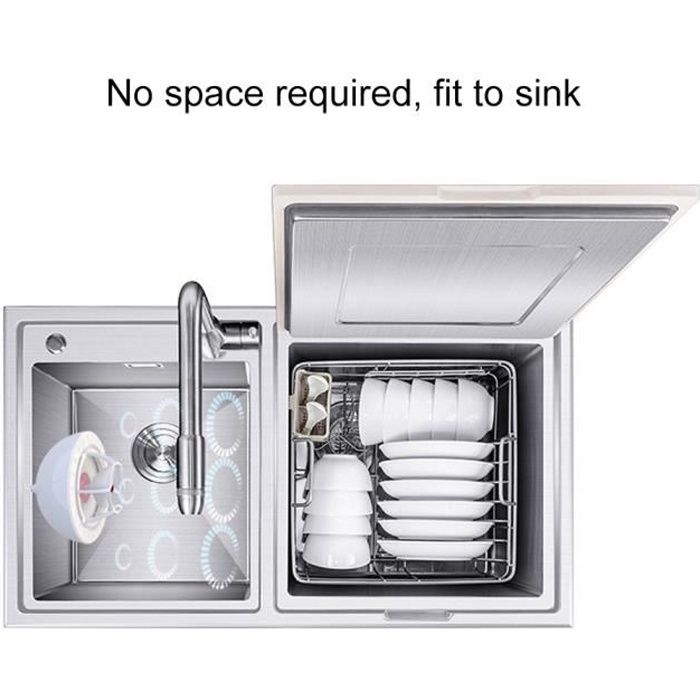 Mini-lave-vaisselle ultrasons SONEW - Multifonctionnel et facile à transporter - Rouge