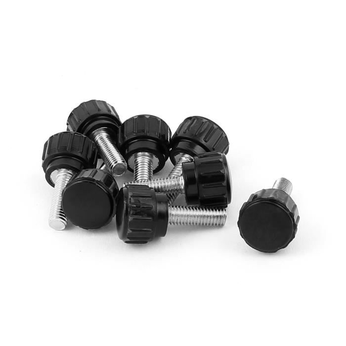Bouton Serrage M5x15mm Noir – Vis Sur Type – Lot De 10 Pièces – Pour équipement Mécanique - 14