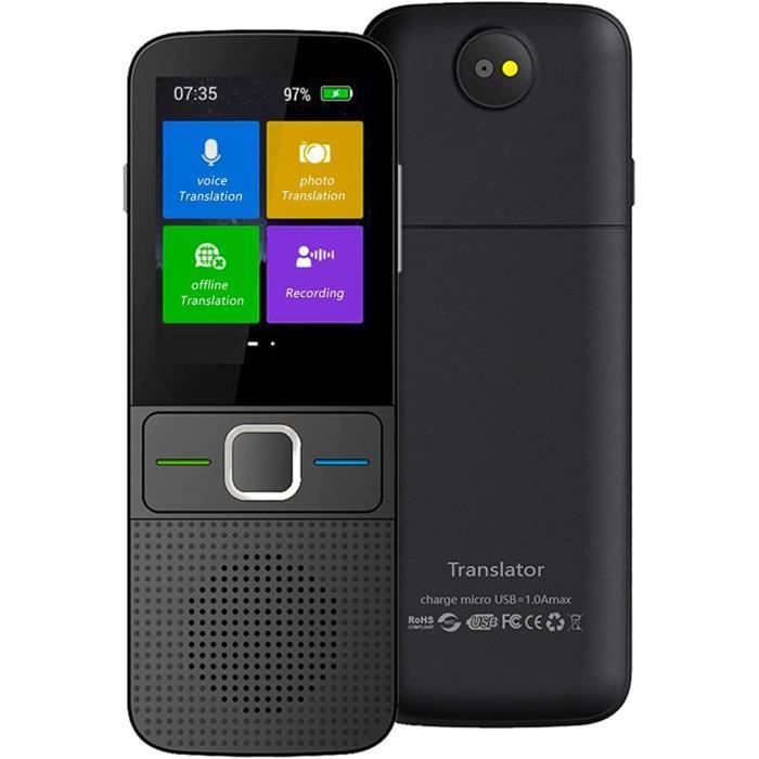 Écouteurs Traducteurs 135 Langues - Bluetooth 5.4, 40h D'autonomie, App AI, Mode Sommeil - Pour Voyages