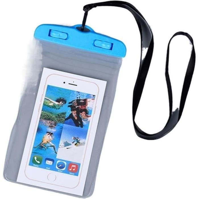 SQFZLL Pochette ?�tanche pour t?�l?�phone, 6 Pouces Natation Sac Sec Universel t?�l?�phone Portable 
