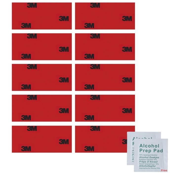 Ruban Adhésif Double Face Acrylique 12mm X 5m | Extra Fort | Pour Bandes LED 220V | Résistant Chaleur