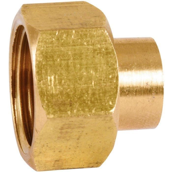 Raccord Union Laiton Droit à Souder - M 3/4' - Diamètre 18 Mm