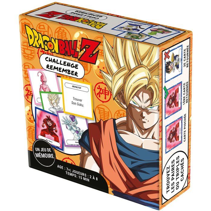 Dragon Ball Z Jeu de cartes Remember Challenge